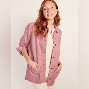 Old Navy Women's Pink Utility Chore Barn Jacket